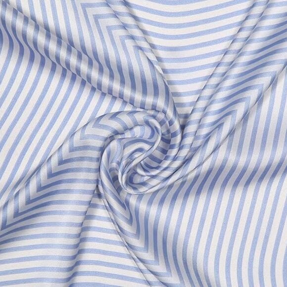 Women Satin Silk Feeling Square Neck Scarf - Picture 6 of 6